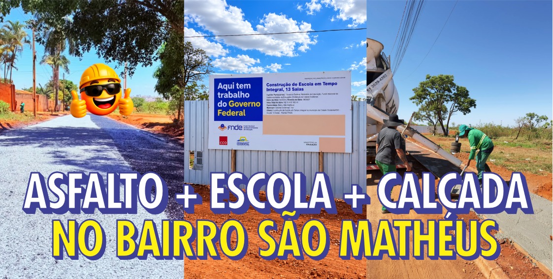 Depois de mais de 40 anos de espera, São Matheus começa a escrever uma nova história com obras de infraestrutura e educação